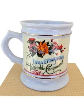 Lydia Pinkham's The Corner Store Porcelain Cup Mug Collection